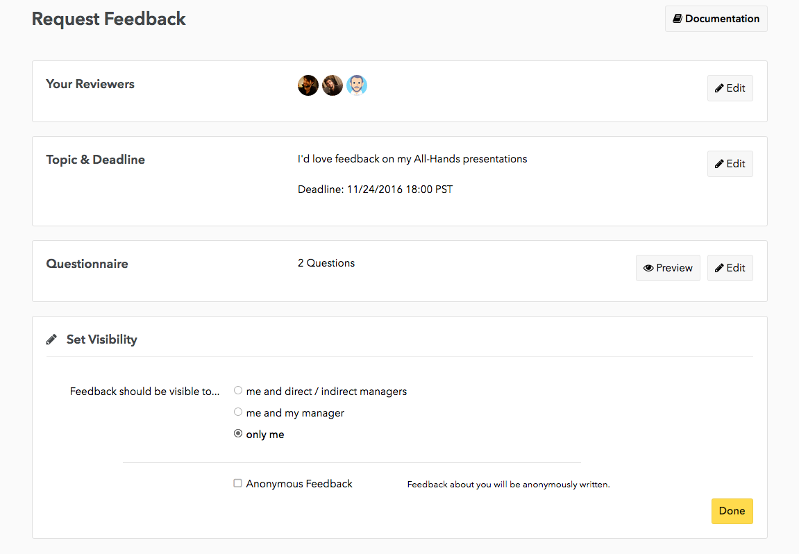 manager feedback questions