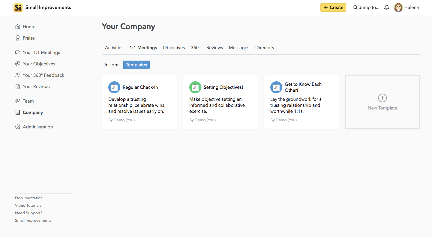 221:221 Meeting Templates: Guide your team to better conversations Intended For One On One Meeting Agenda Template