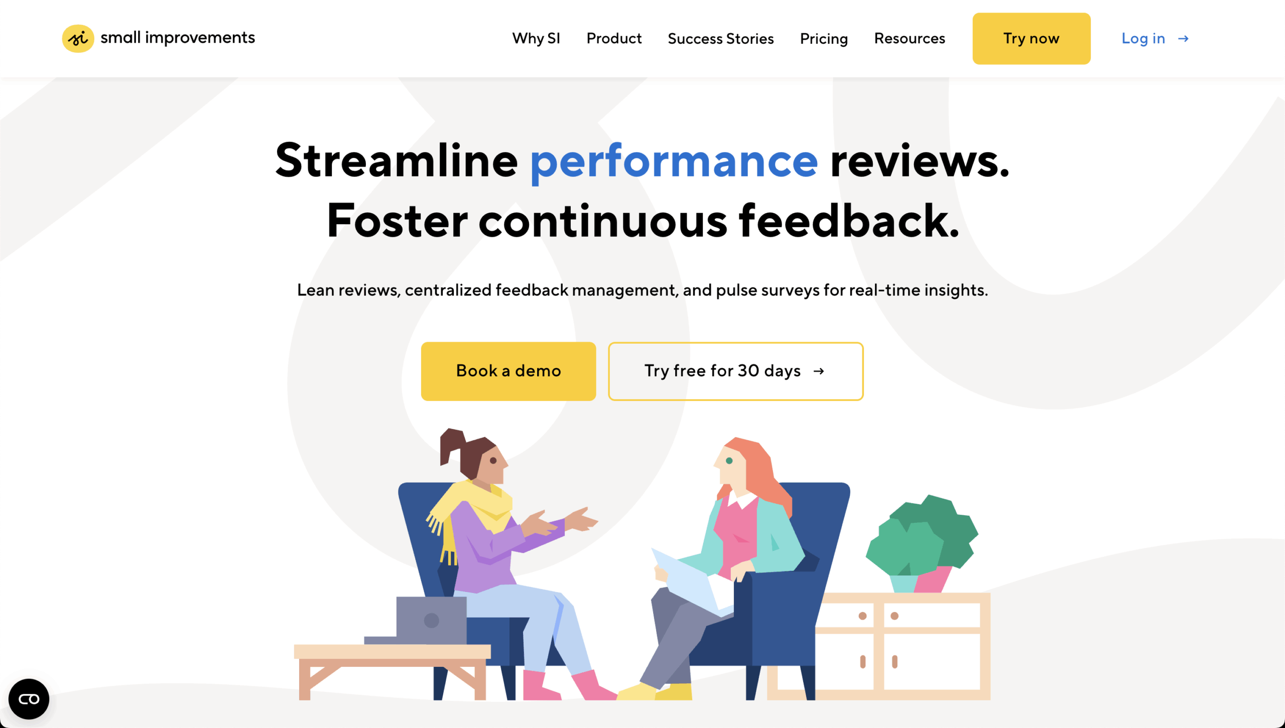 Small Improvements homepage
