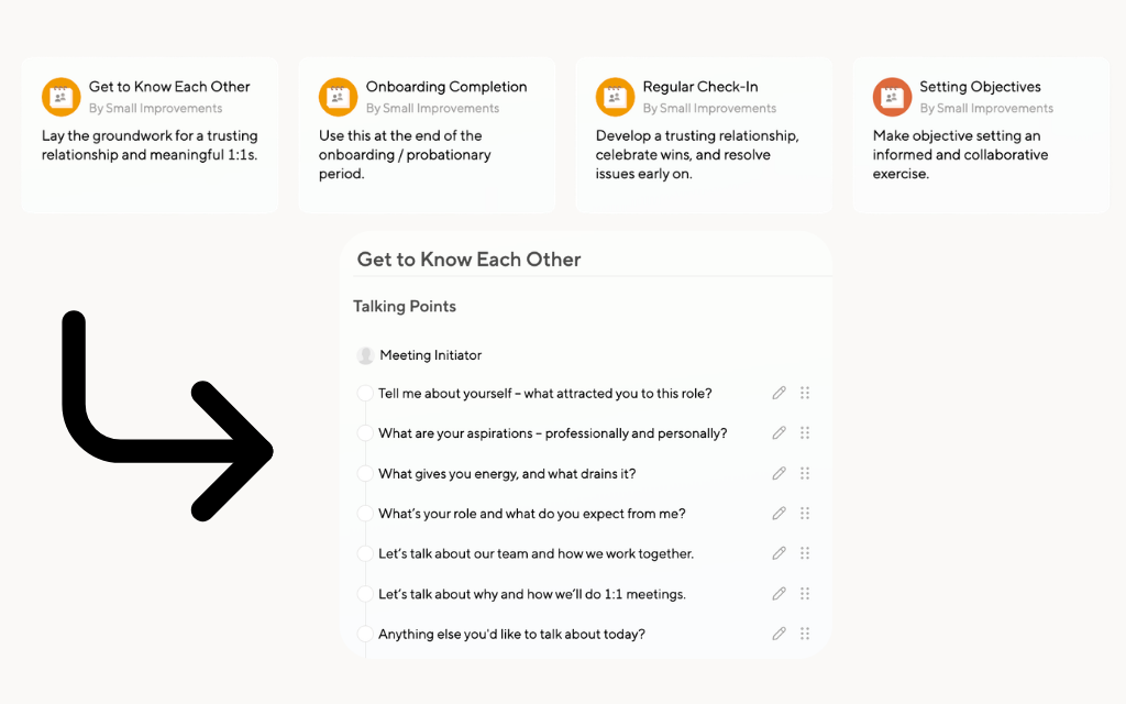 Overview of all Performance Reviews in a company, grouped by department
